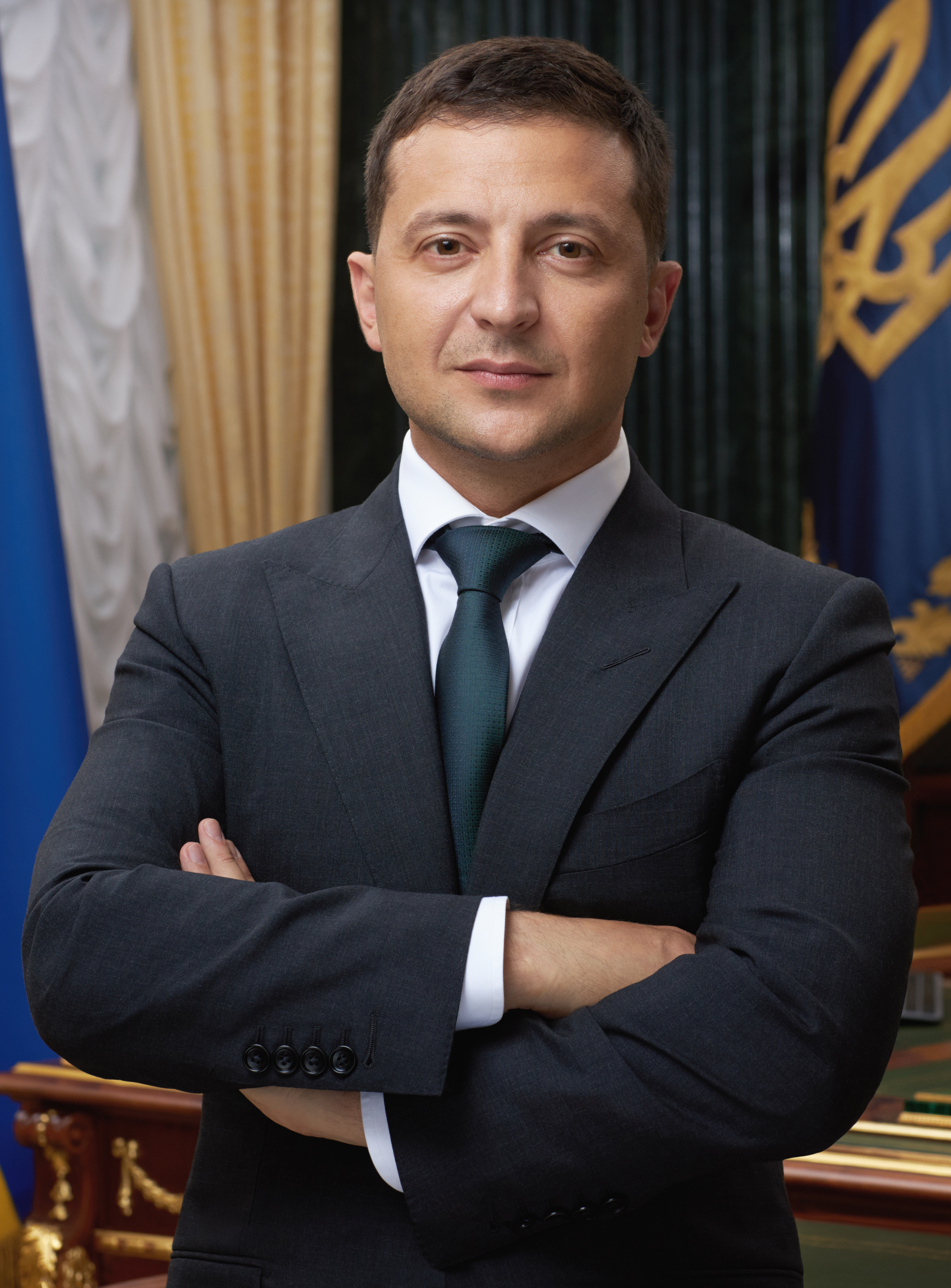 Зелений світшот як політичний код: як Зеленський змінив мову влади Володимир Зеленський офіційний портрет